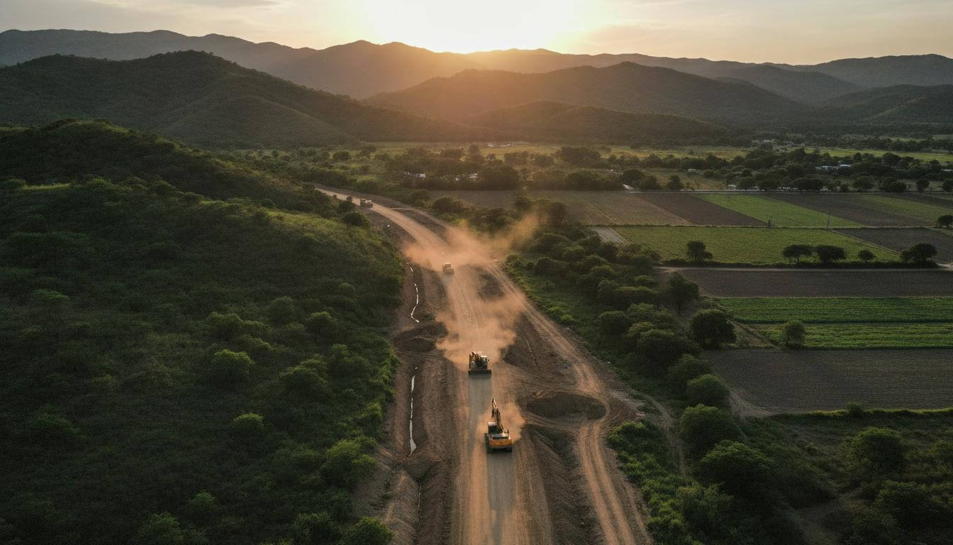 Obra publica en territorio sinaloense